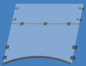 KAWASAKI MULE 600 2010-16 Windshield Folding