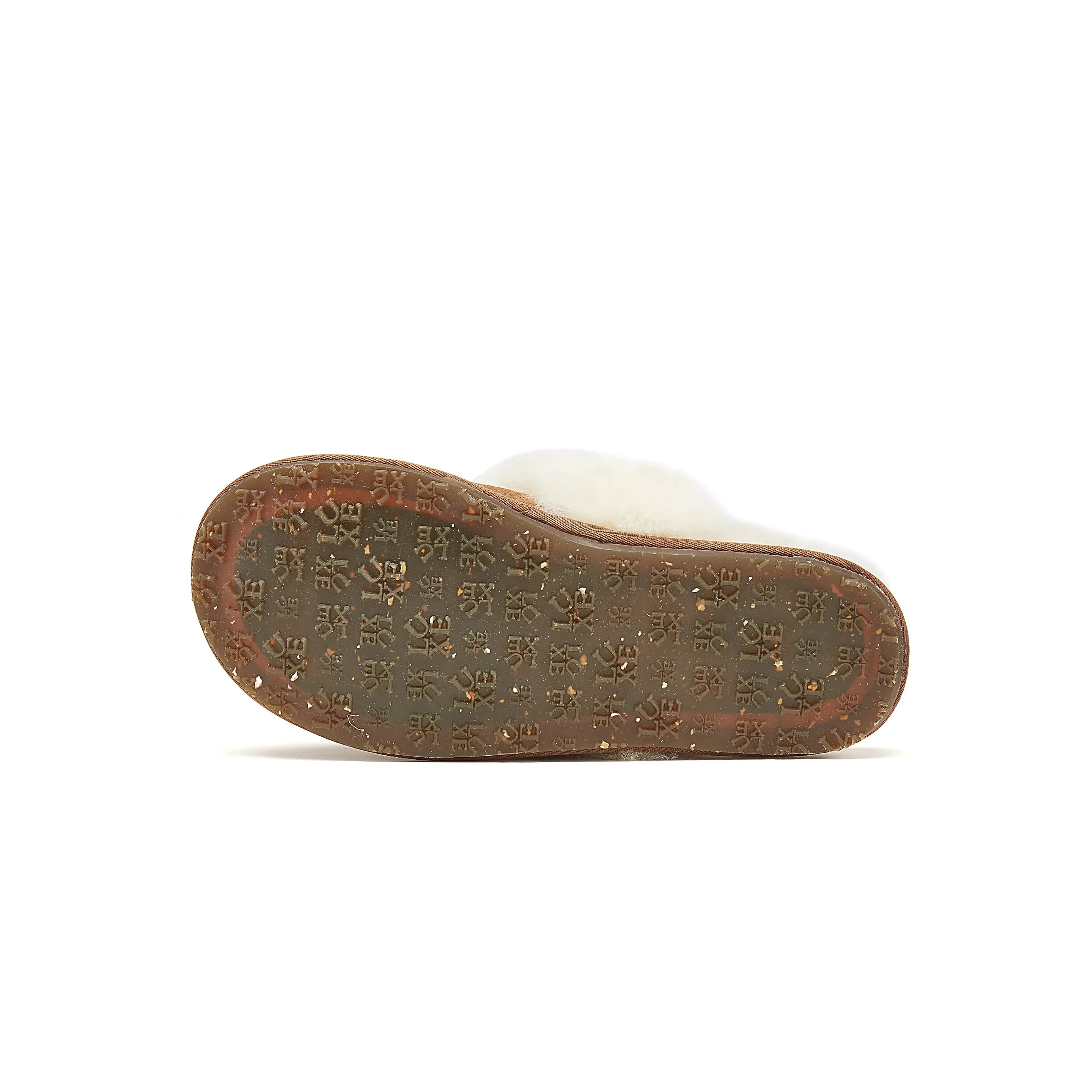 KIDS SLINGBACK MULE CHESTNUT (SHEARLING)