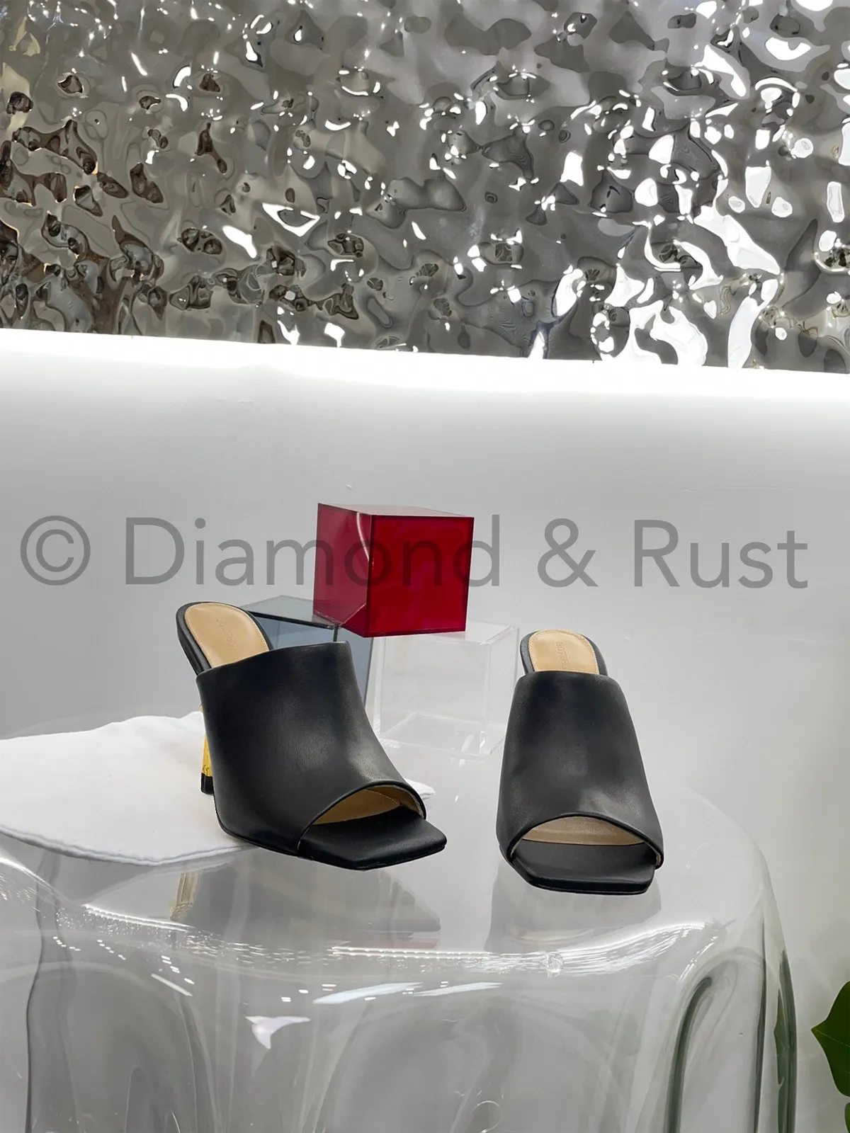 Knot Mule High Heel Shoes