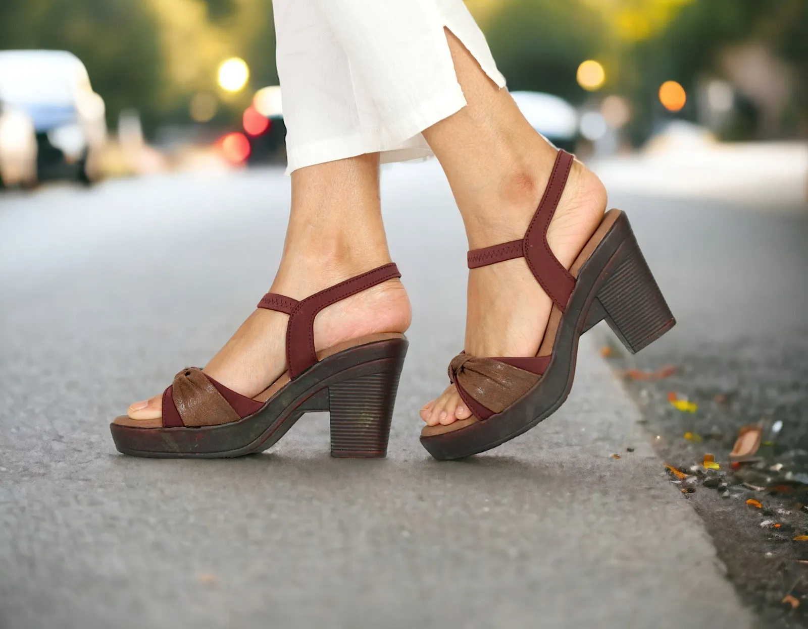 Ladies heel Sandal 911405