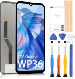 LCD for Oukitel WP36 Screen Replacement - for Oukitel WP36 LCD Display Digitizer for Oukitel WP36 6.52’’ LCD Touch Screen Glass Full Assembly with Repair Parts Kits