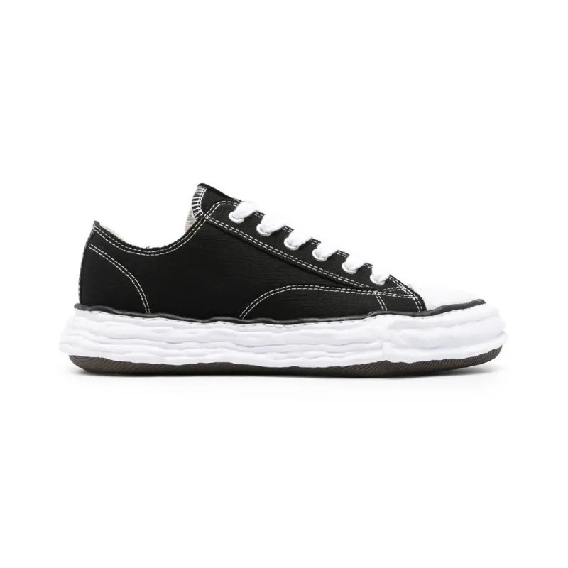 Low-top Sneakers Peterson Black White 1.0 | Mihara Yasuhiro