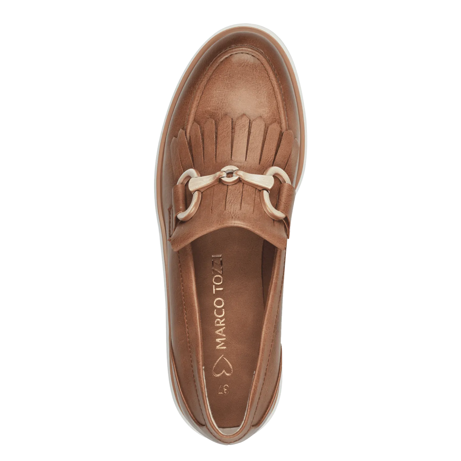 Marco Tozzi ladies Slip On Chunky Loafer Shoe 24703-42 305