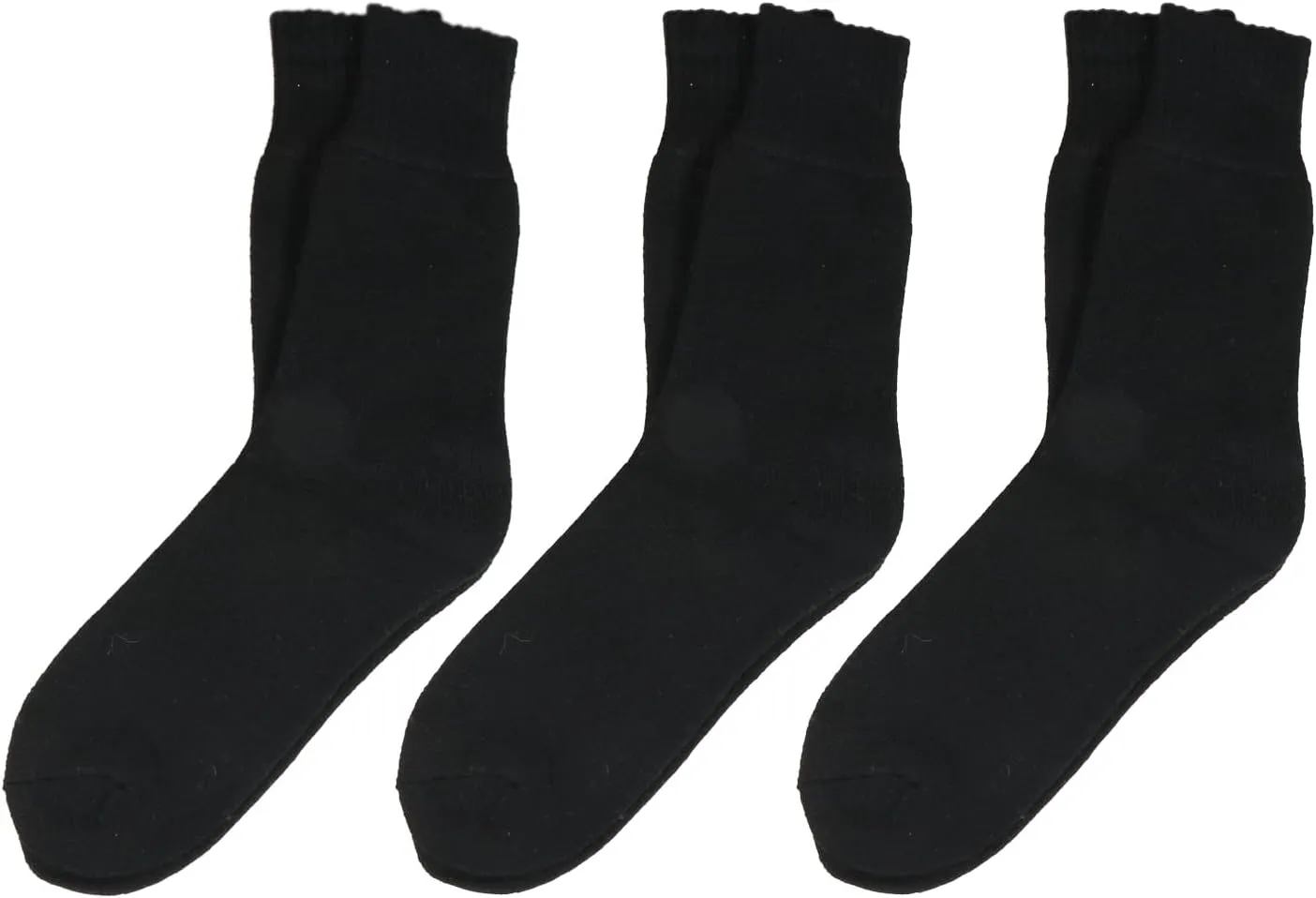 Men Women Merino Wool Thick Boot Crew Socks for Winter Solid Casual Warm Cozy