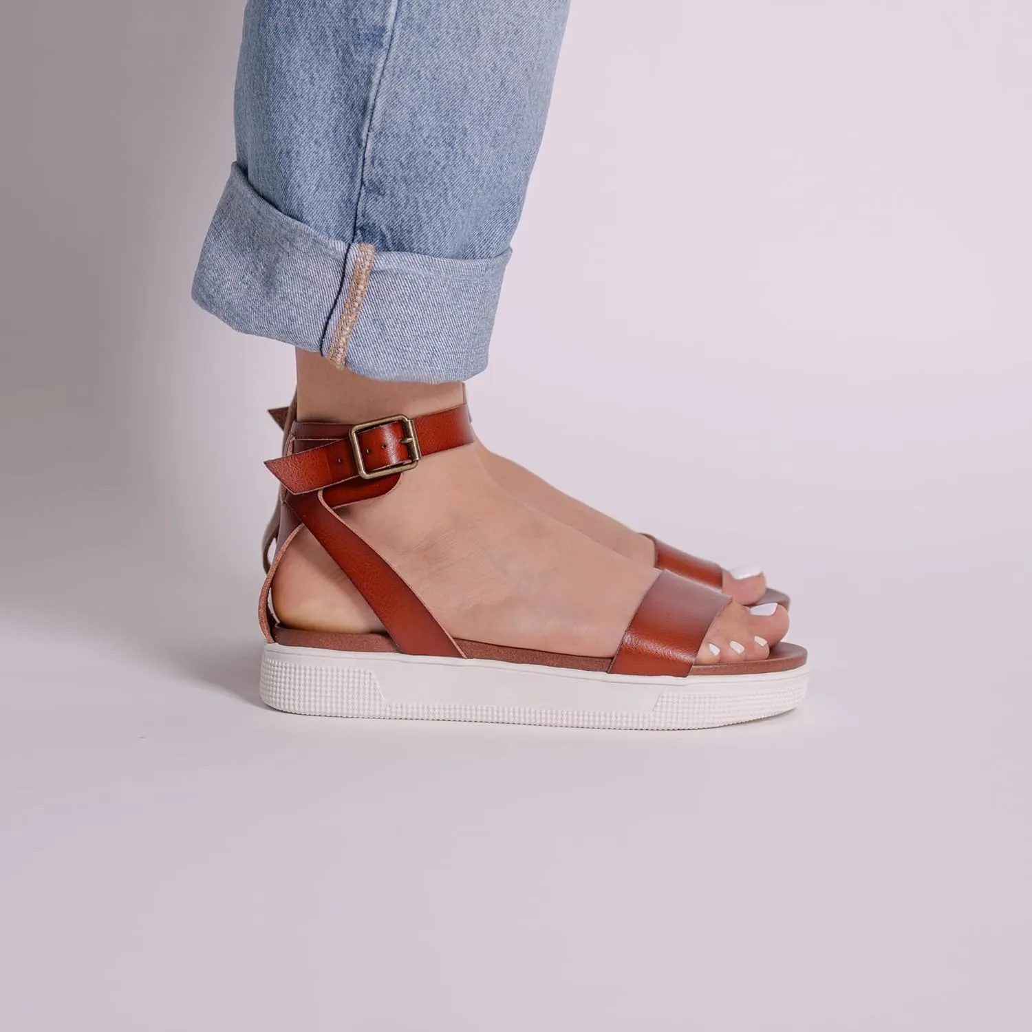 MIA Shoes Ellen Womens Ankle Strap Platform Sandals