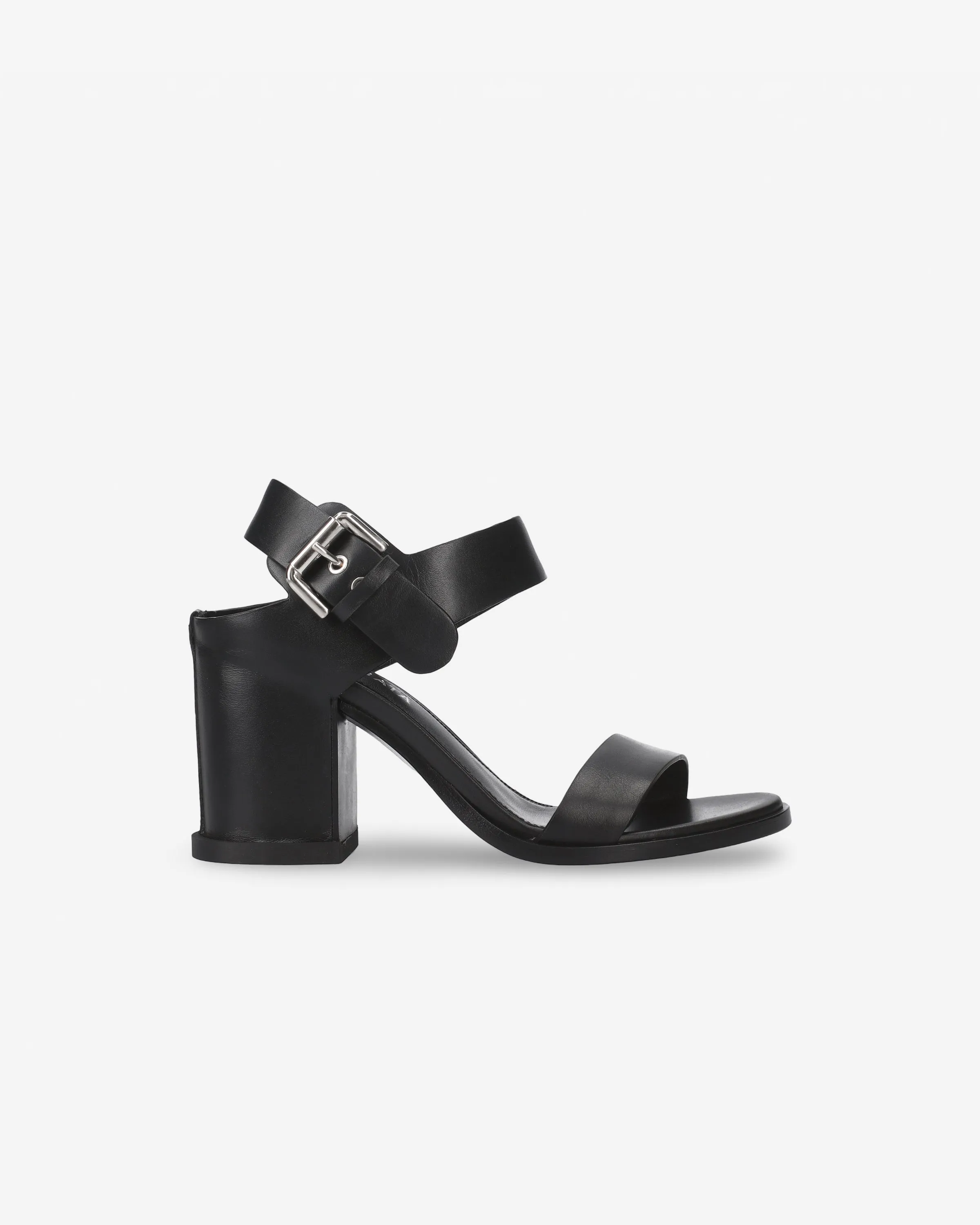 Minimal Calf Sandal with Integrated Heel