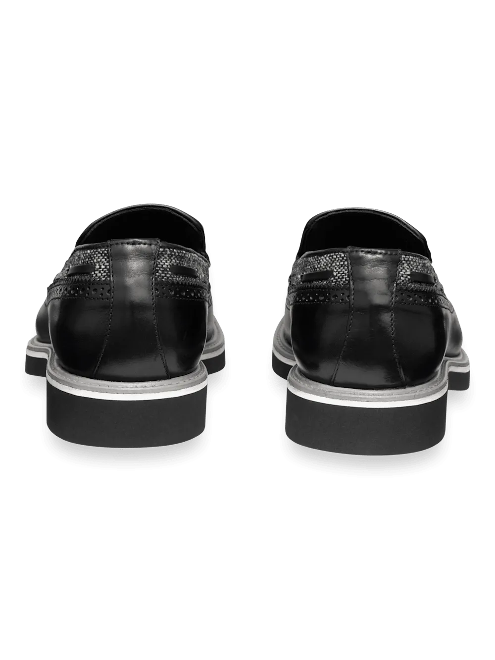 Mitchell Tassel Loafer - Black/grey