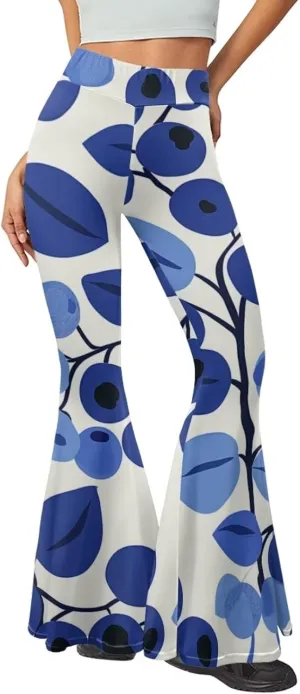 Modysero Comfy Yoga Pants Women High Waisted Bell Bottom Pants for Woman Personalized Print Flare Leggings Stretch