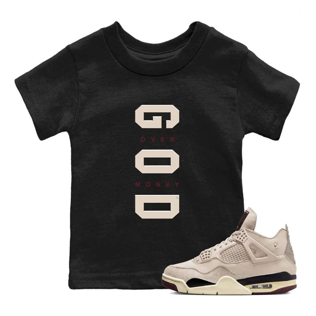 Money Air Jordan 4 Sneaker Kids SNRT Ma - Chic Over A God Maniere Tees Super affordable Fossil x Stone