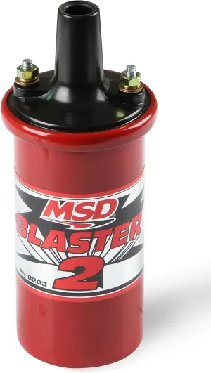 MSD 8203 Blaster 2 Hi-Performance Coil , Red