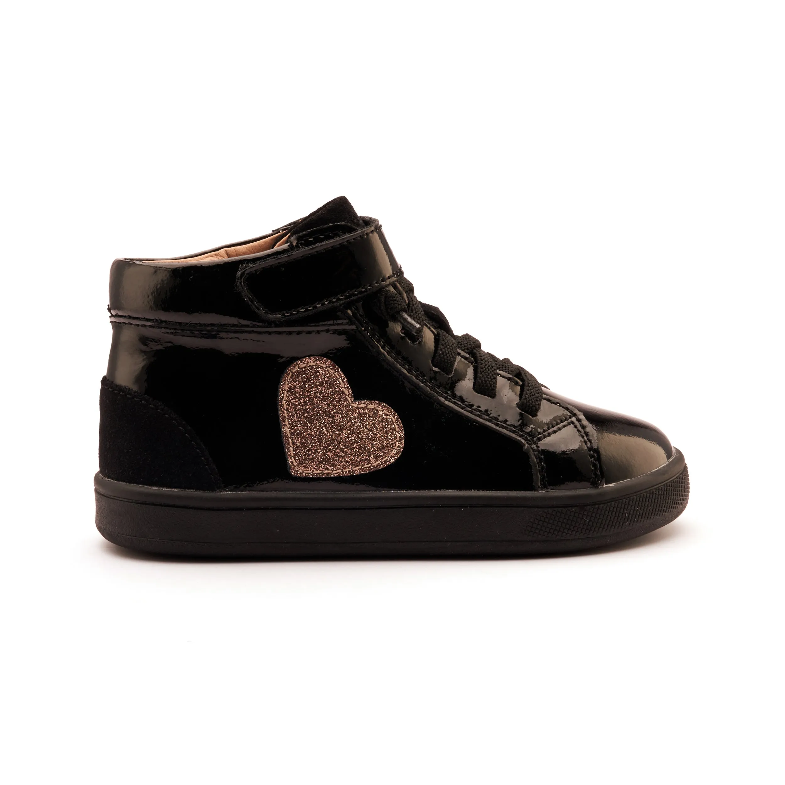 OLD SOLES FESTIVE KIX - BLACK PATENT