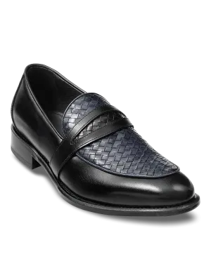 Owen Penny Loafer - Black/grey
