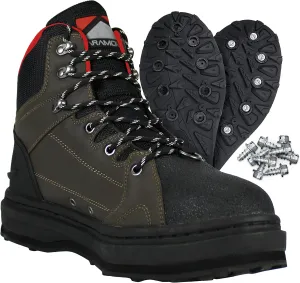 Paramount Outdoors Men's MFBW004-DJX-9 Deep Eddy Cleated Wading Boot, Brown, 9