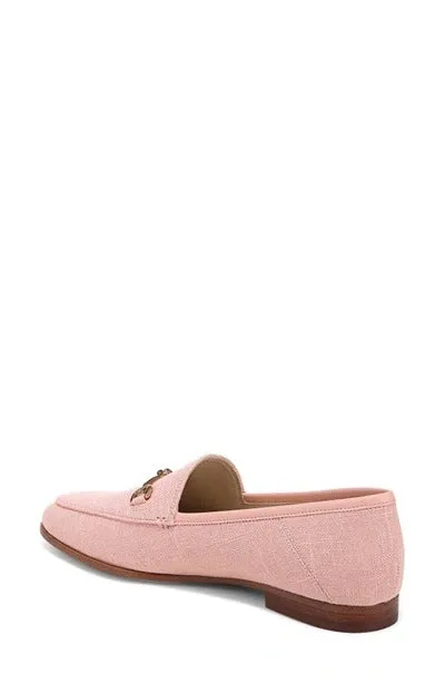 Peach Vamp Client-approved Chain Sam Happy customers Detail Classic Leather Loraine Loafers Woven Coral Edelman