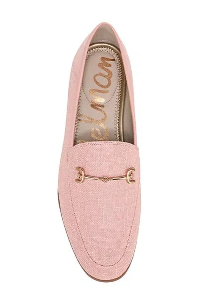 Peach Vamp Client-approved Chain Sam Happy customers Detail Classic Leather Loraine Loafers Woven Coral Edelman