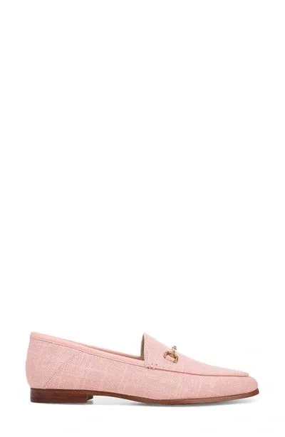 Peach Vamp Client-approved Chain Sam Happy customers Detail Classic Leather Loraine Loafers Woven Coral Edelman