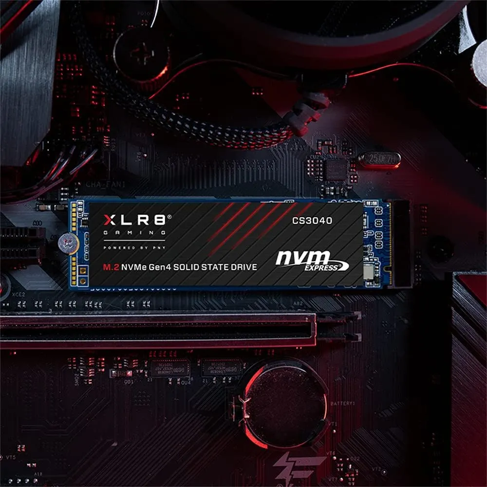 PNY XLR8 CS3040 4TB M.2 NVMe Gen4 x4 Internal Solid State Drive (SSD) - M280CS3040-4TB-RB