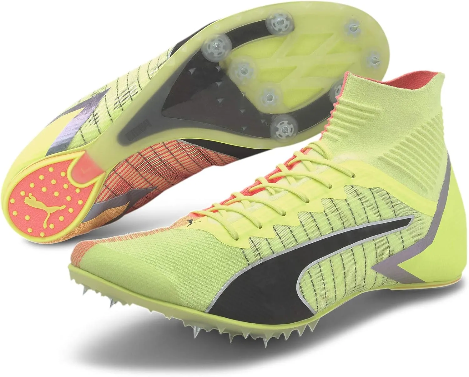 PUMA evoSPEED Tokyo Future Mid Running Spikes - Yellow