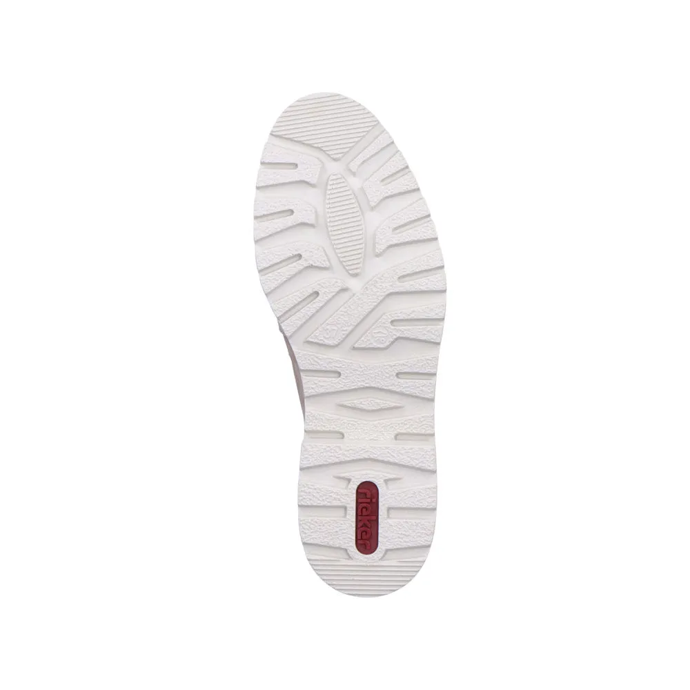 RIEKER - 54864-60 FLAT FASHION LOAFER - BEIGE MULTI