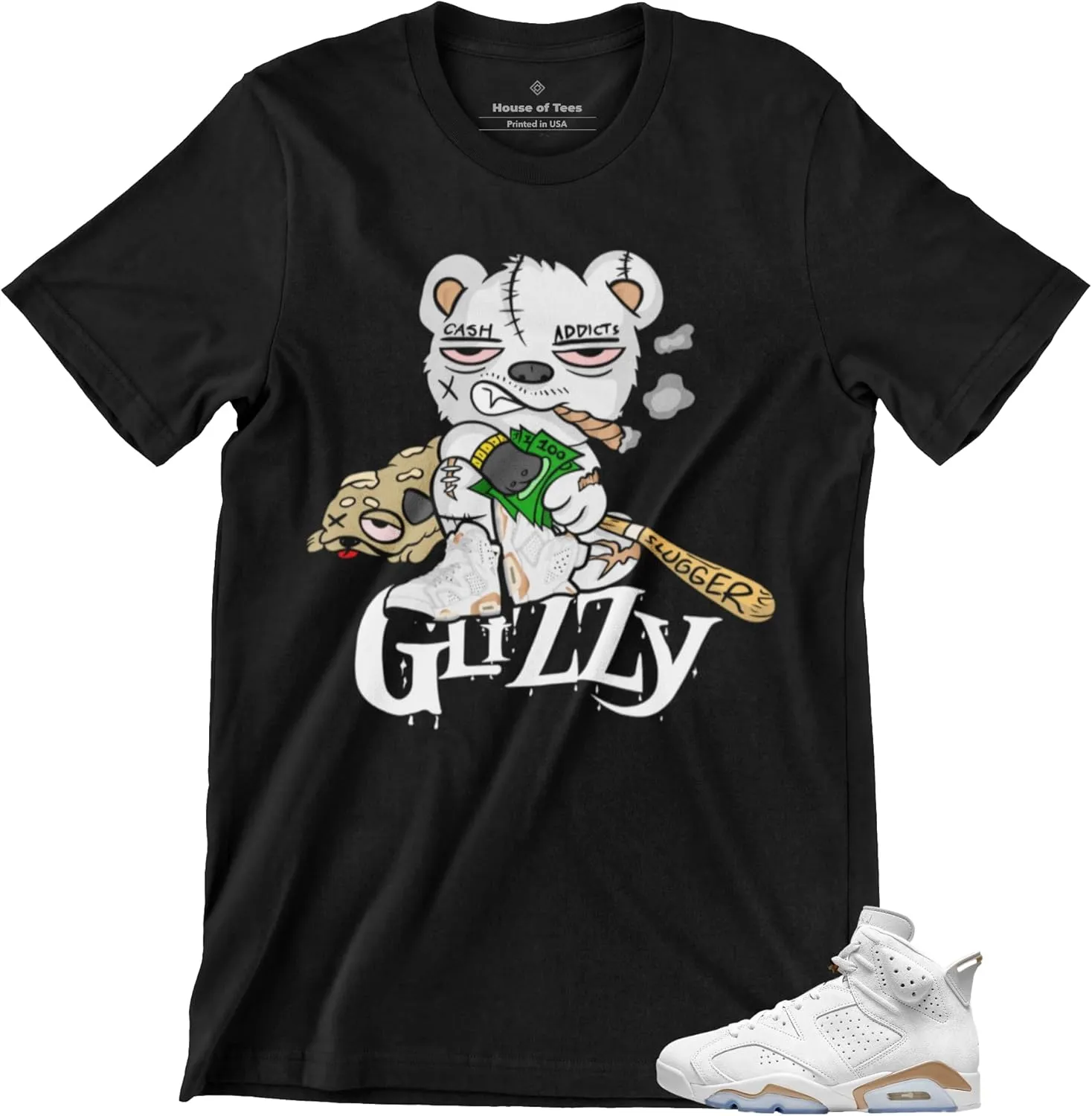 Shirt to Match Jordan 6 Craft Celestial Bear Men's Graphic Yee