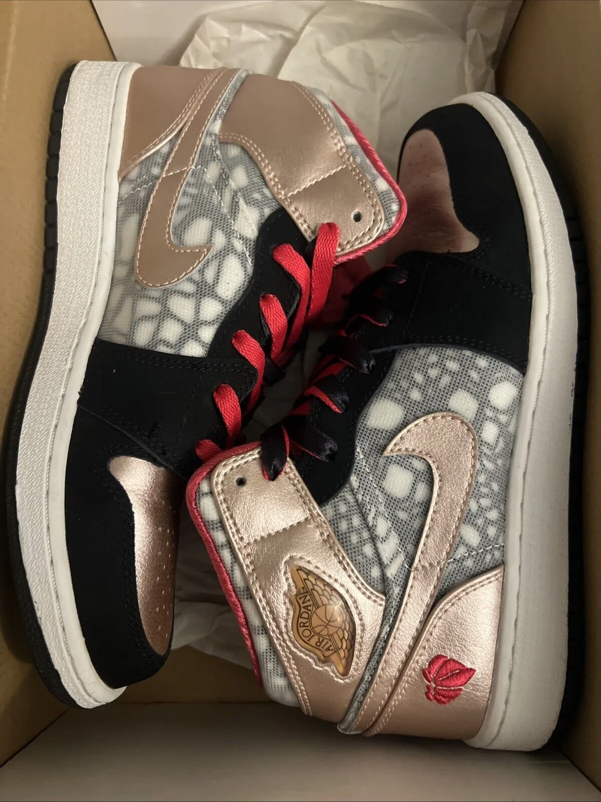 Size 6Y-Air Jordan 1 Phat GS 'Valentines Day'