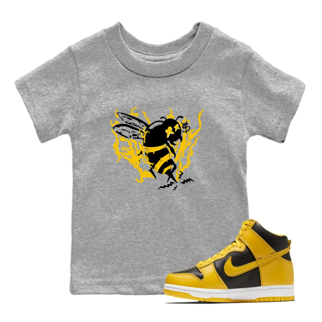 SNRT Sneaker Courteous staff Pollen High Tees - Dunk Bee Kids Flame Safe transactions