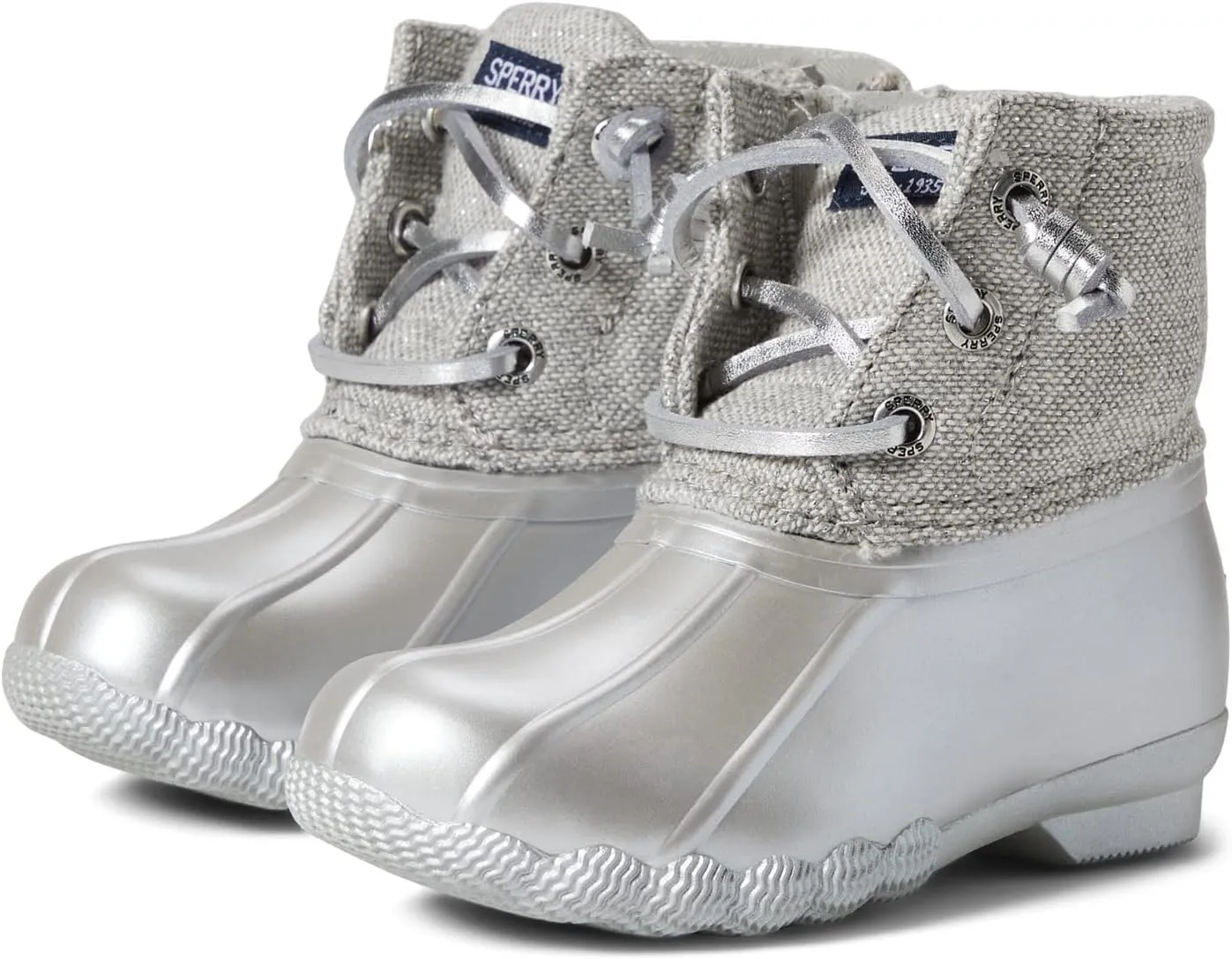 Sperry Mens Shoes Rain Boot, Grey, 8 US Unisex Little Kid
