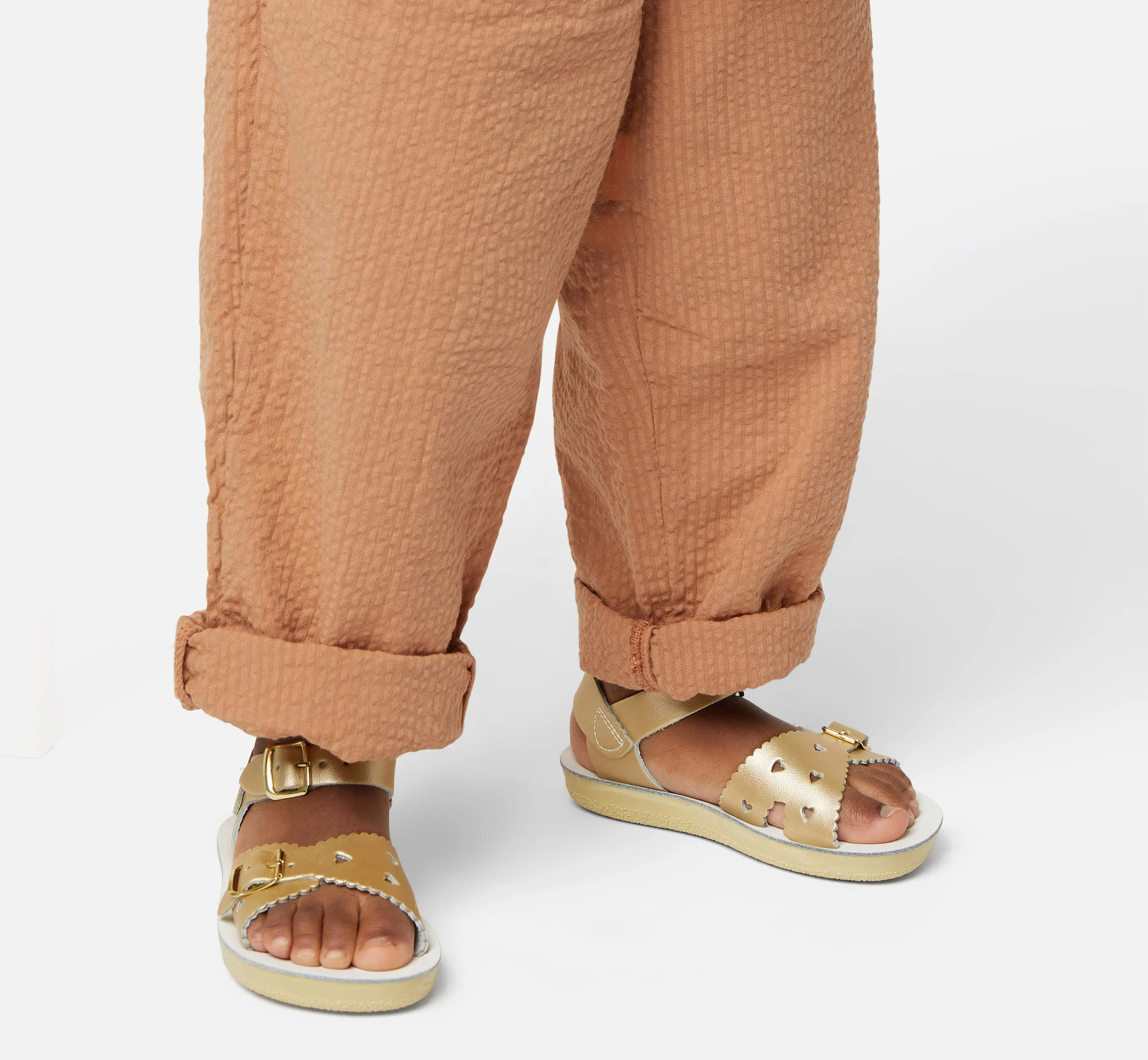 Sweetheart Gold Kids Sandal