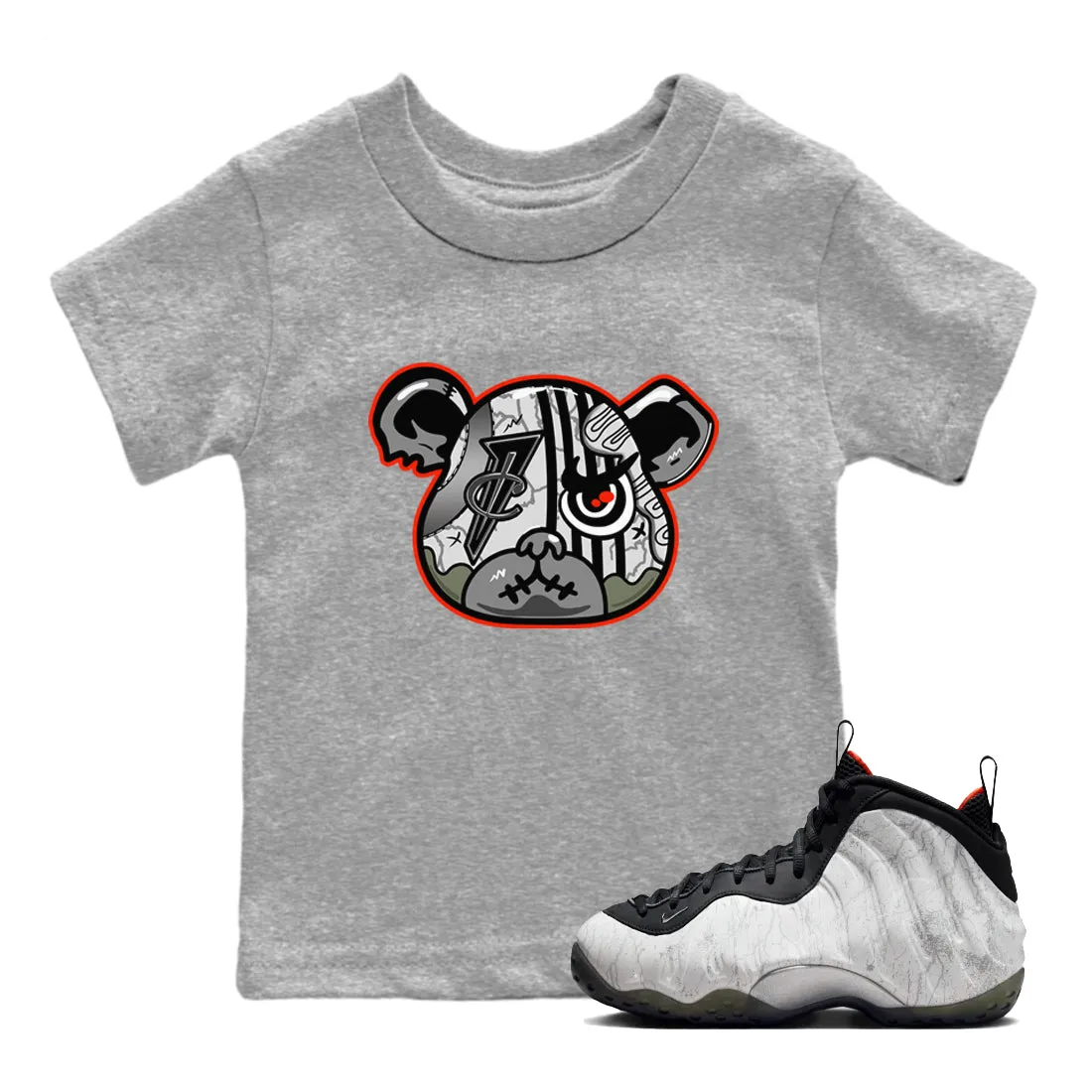 Tees - SNRT Fast dispatch Jin One Air Foamposite Extensive collection Bear Sneaker Foamposite Kids