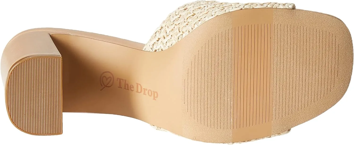 The Drop Women's Pattie High Block-Heeled Mule Sandal