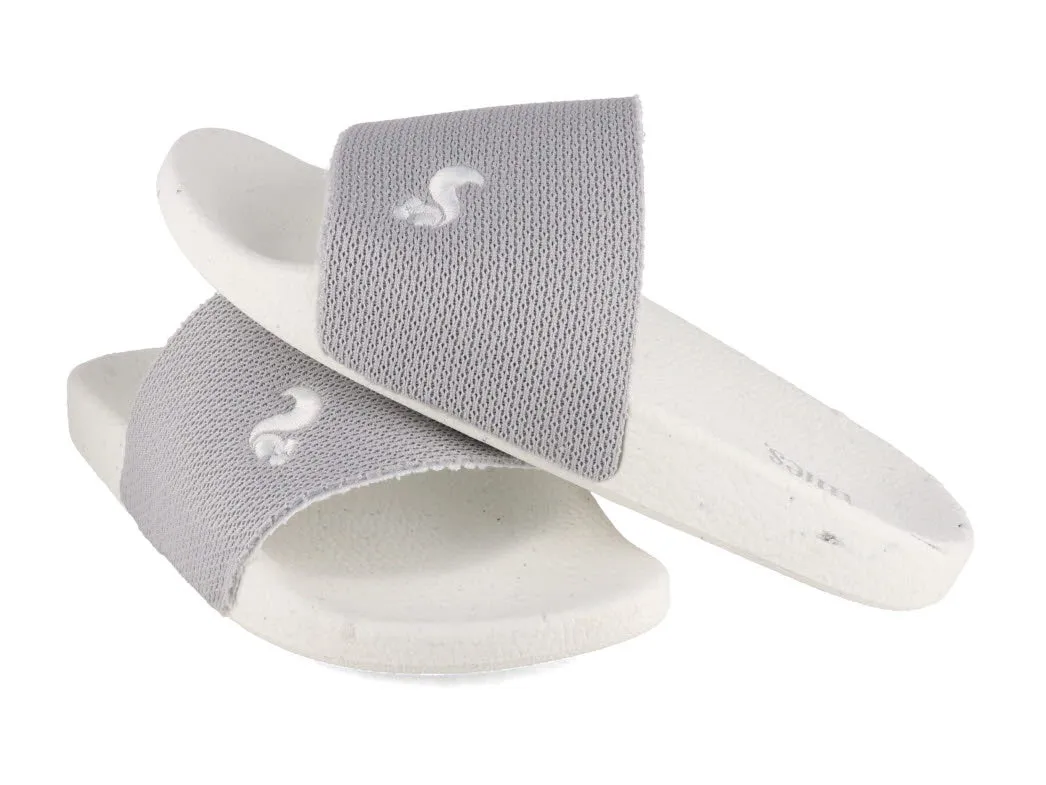 THIES Women Eco Mule 'Beach', white-light grey-white