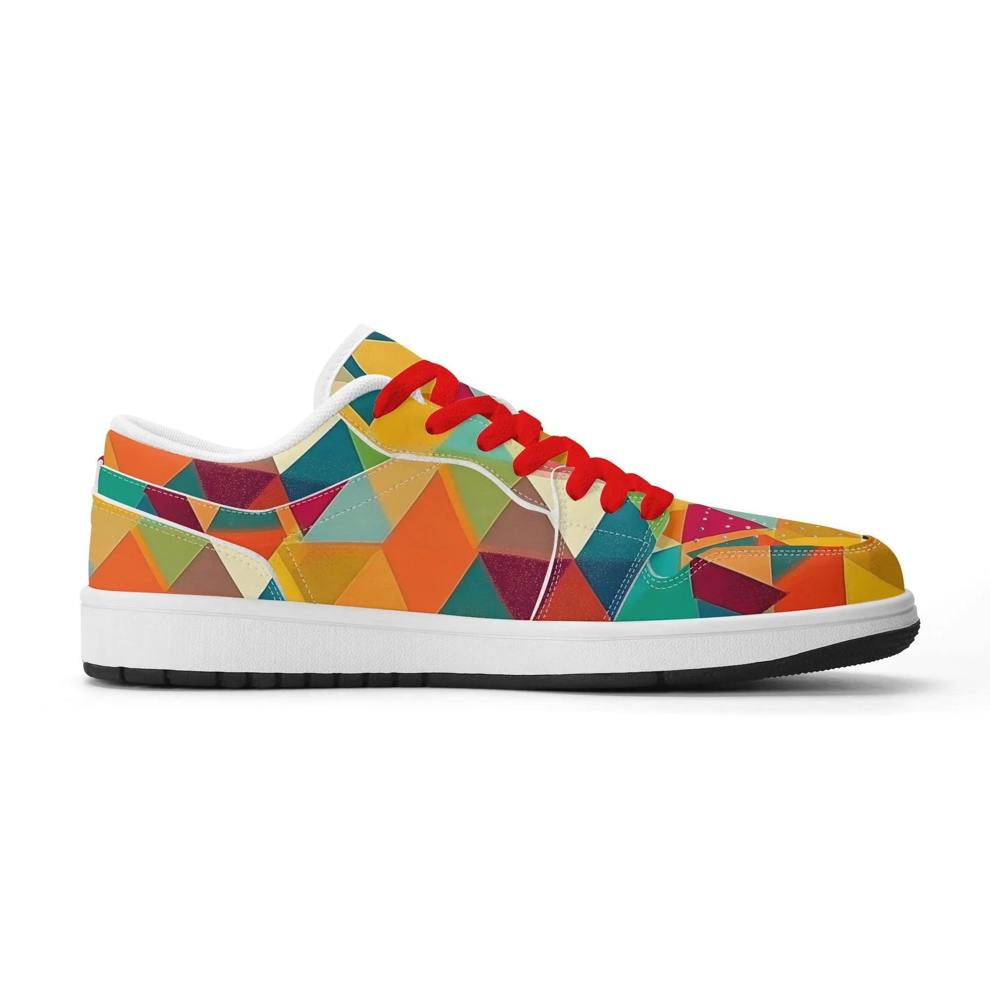 Triangle v5 Low Top Leder Sneaker für Damen