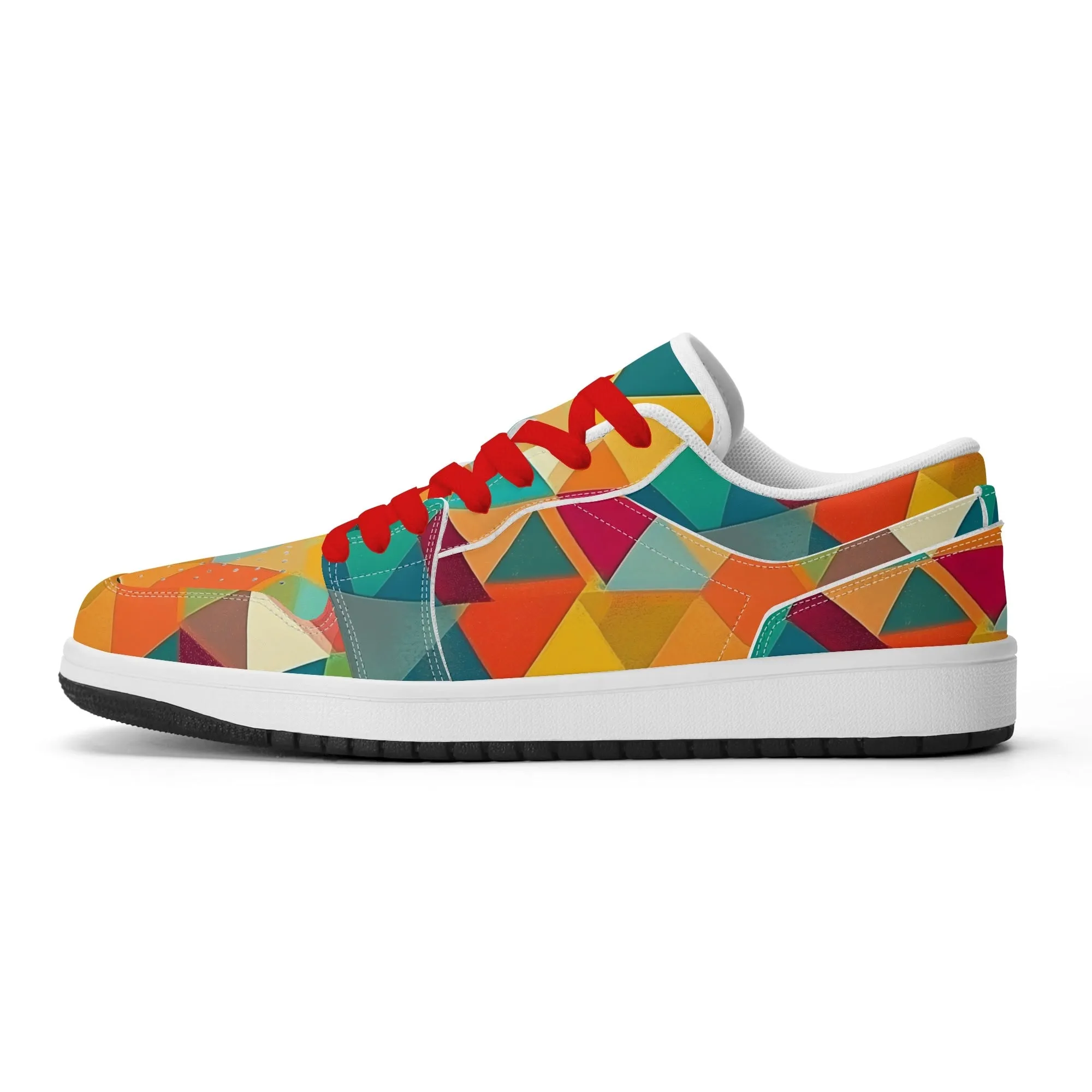 Triangle v5 Low Top Leder Sneaker für Damen