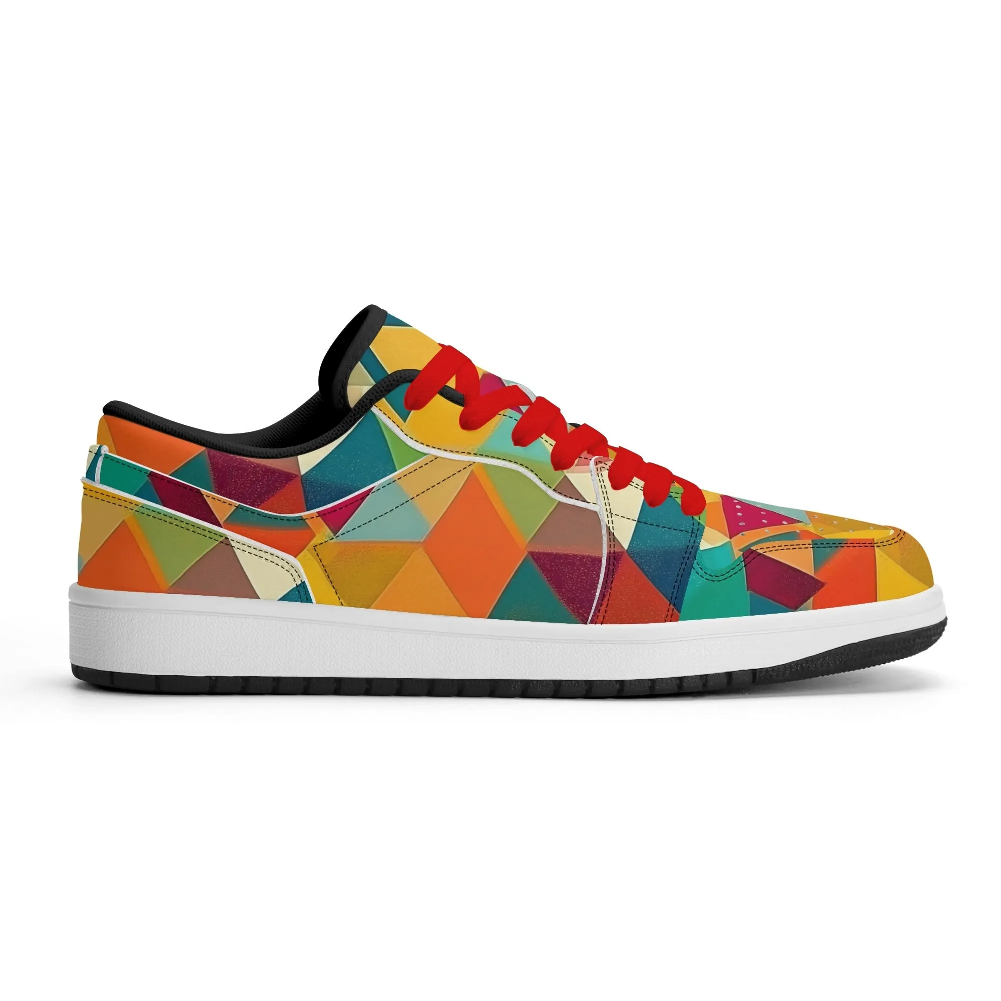 Triangle v5 Low Top Leder Sneaker für Damen
