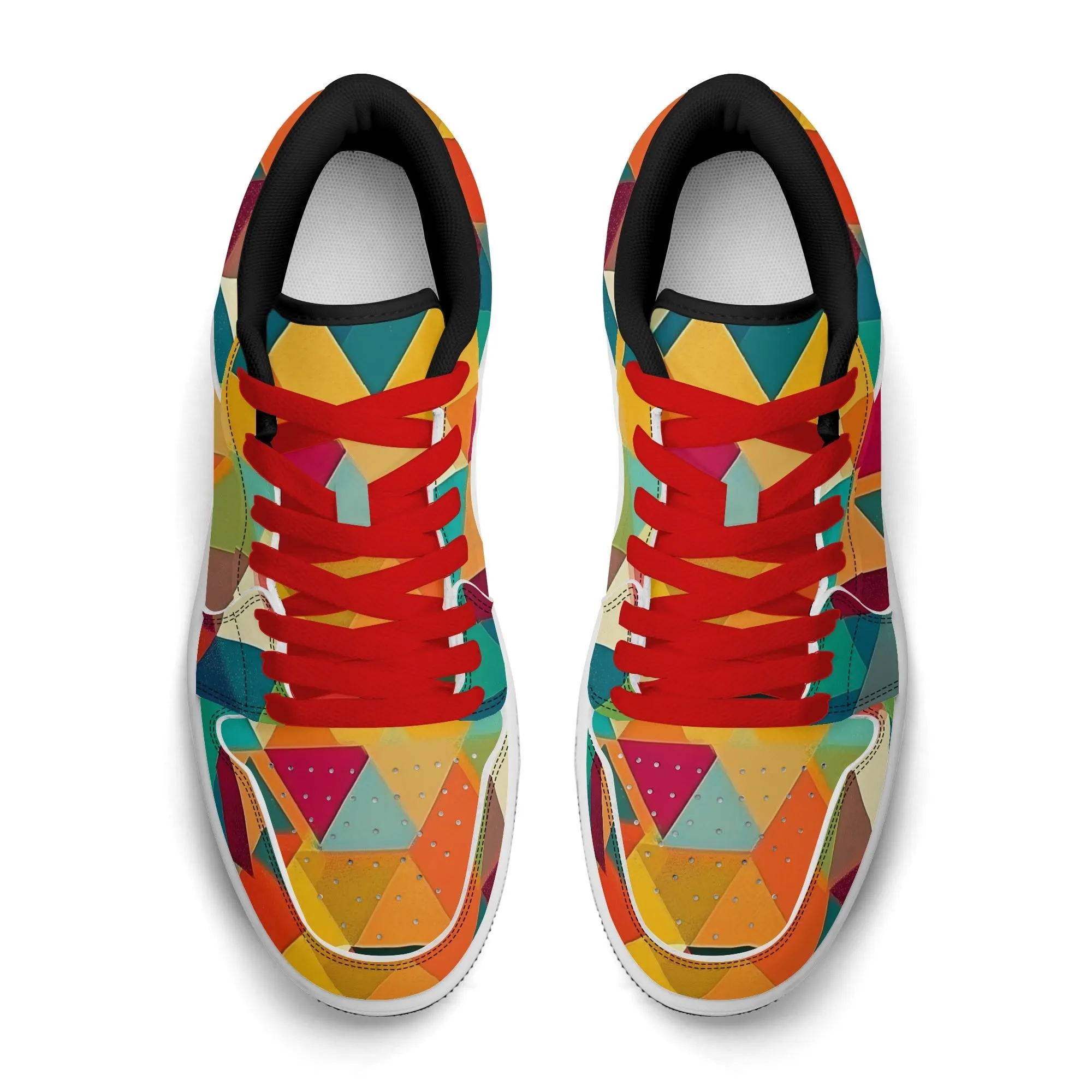 Triangle v5 Low Top Leder Sneaker für Damen