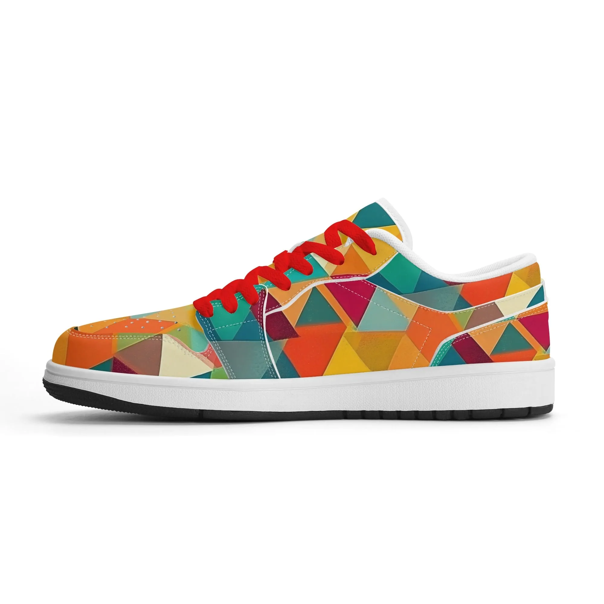 Triangle v5 Low Top Leder Sneaker für Damen