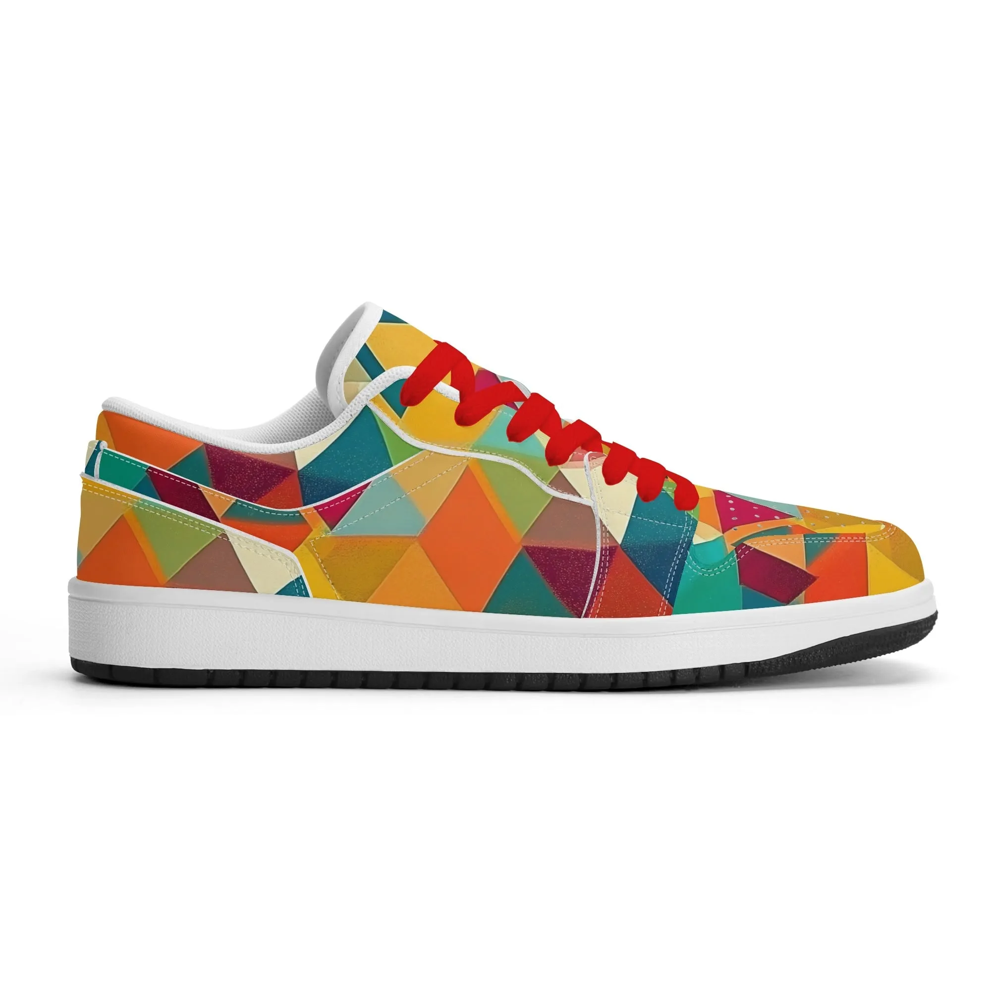 Triangle v5 Low Top Leder Sneaker für Damen