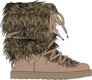 UGG Women's Classic Posh Short Fur Boots