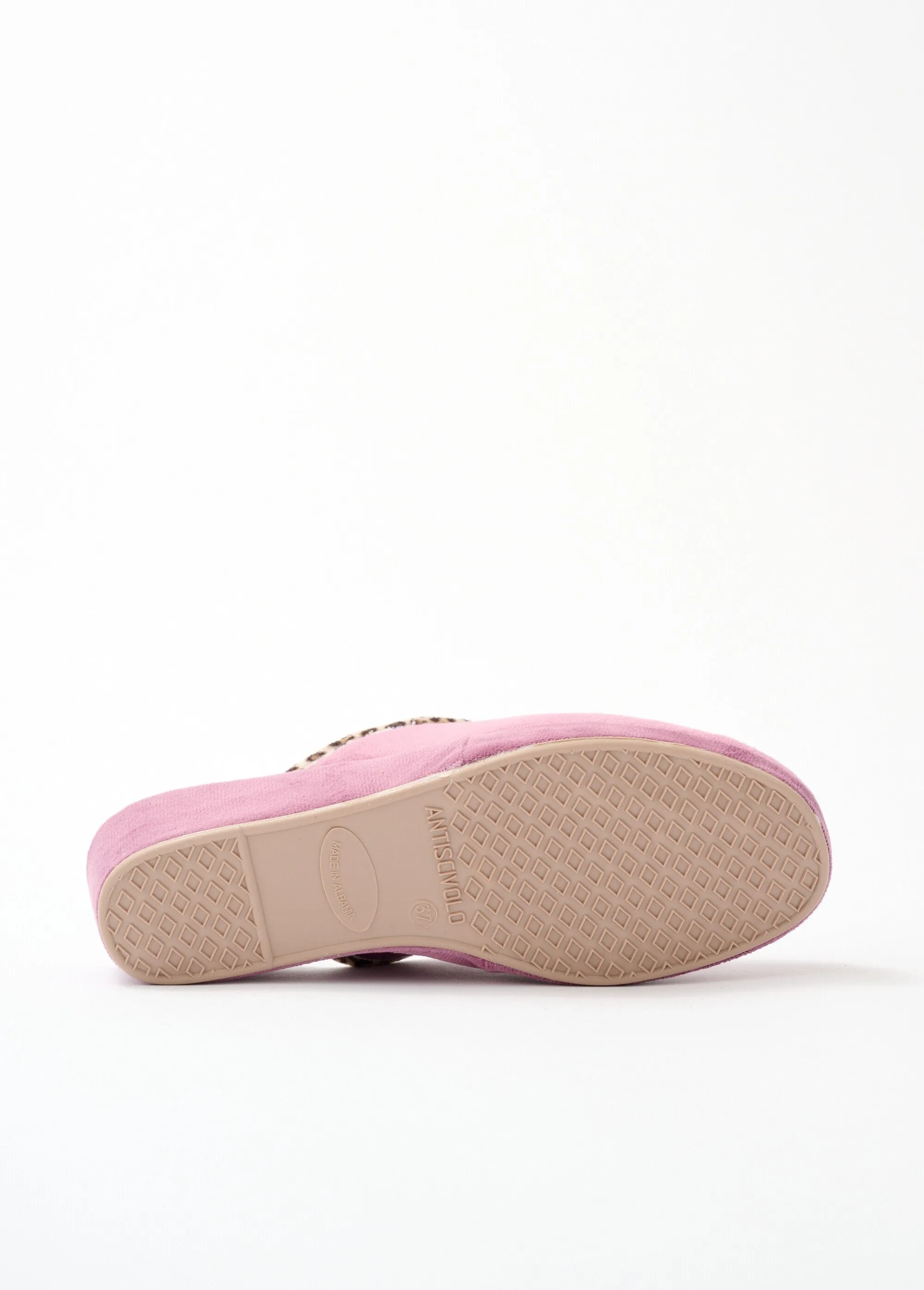 Velvet touch mule with rhinestone details