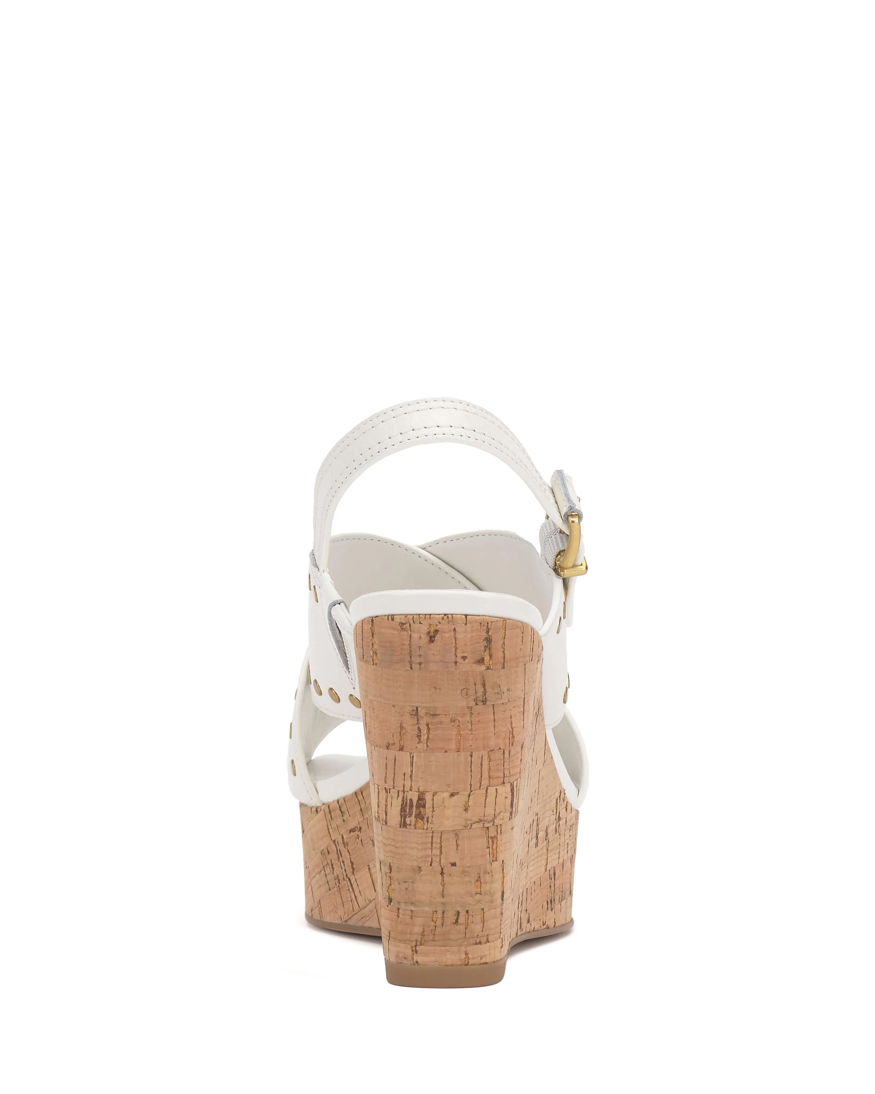 Vince Camuto Women's Ellna-S Bianco/Soft Grain Nappa M