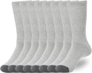 WANDER Women's Athletic Crew Socks 8 Pairs Cushion Running Socks for Women Sport Wicking Cotton Socks 7-10/10-14