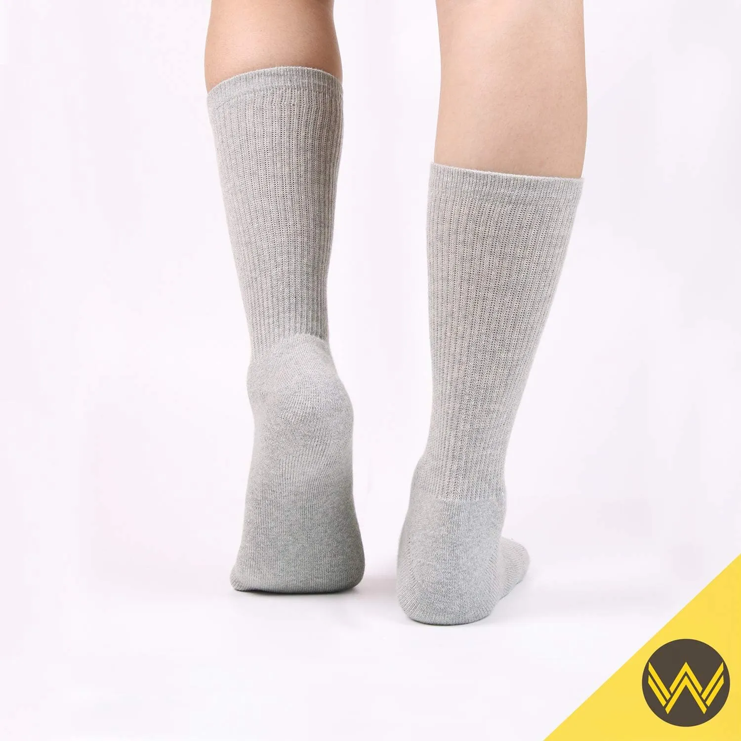 WANDER Women's Athletic Crew Socks 8 Pairs Cushion Running Socks for Women Sport Wicking Cotton Socks 7-10/10-14