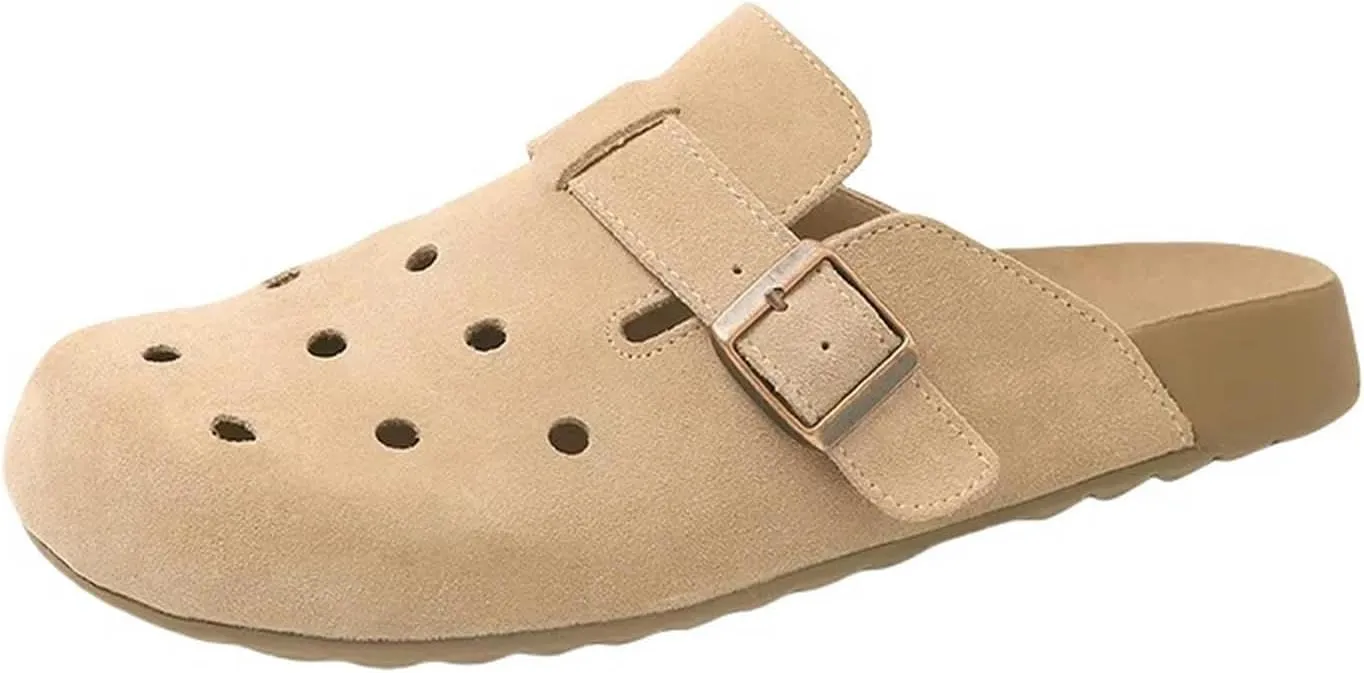 Women's Mule Sandals Women's Open Toe Hollow Flat Slippers