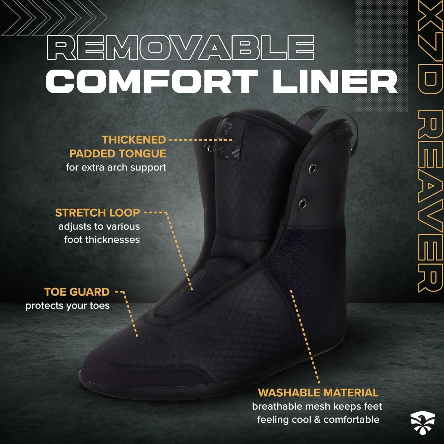 X7D Reaver Skates - Black
